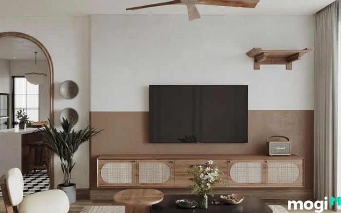 Phong cách Japandi trong thiết kế nội thất chung cư 55m2 mang đến sự giản dị nhưng đầy tinh tế