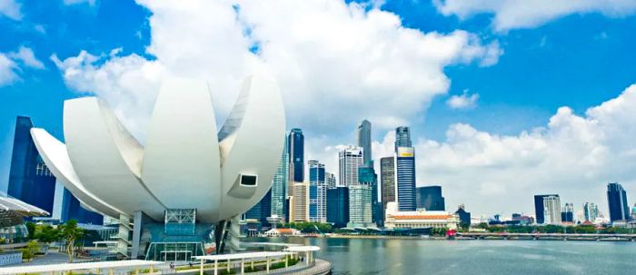 Marina Bay in Singapore.