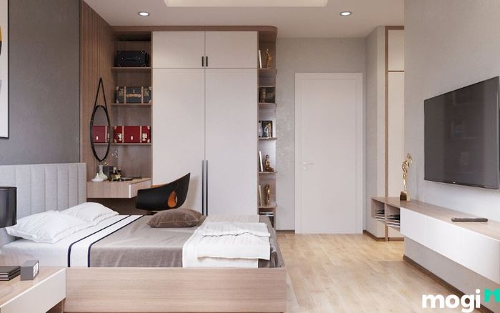Mẫu thiết kế nội thất chung cư 55m2 hiện đại, đơn giản nhưng tinh tế, phù hợp với mọi nhu cầu sống của gia đình hiện đại