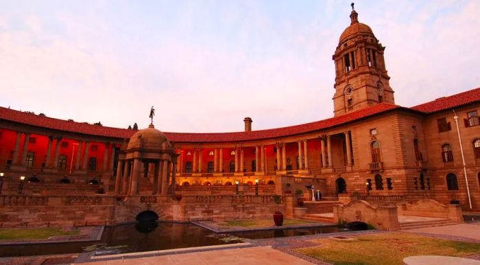 The Union Buildings, with a statue of Nelson Mandela at its front, are perhaps the most iconic landmark in Pretoria.