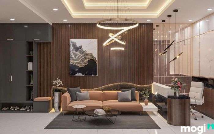 Mẫu thiết kế nội thất chung cư 55m2 mang phong cách sang trọng và tinh tế
