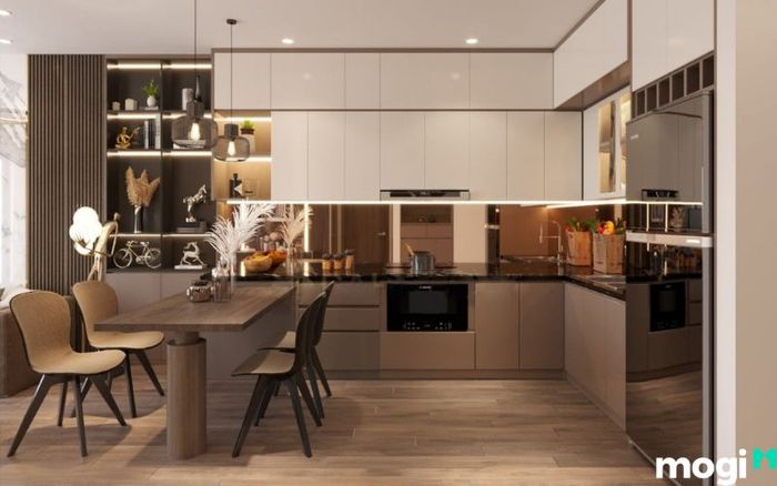 Thiết kế nội thất chung cư 55m2 sang trọng, phù hợp với những gia chủ yêu thích sự thanh lịch, đẳng cấp