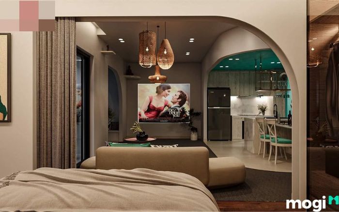 Thiết kế nội thất chung cư 55m2 theo phong cách tân cổ điển, tinh tế và sang trọng