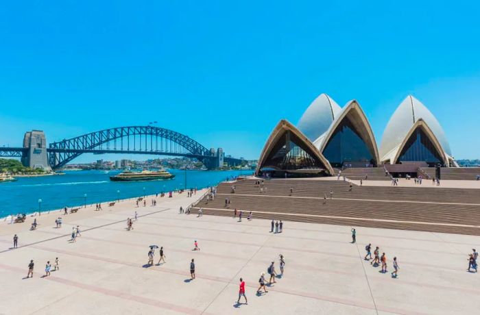The iconic Sydney Opera House.