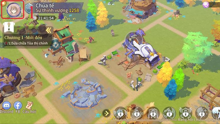 Hướng dẫn nhập mã code Tales of Terrarum - Bước 1