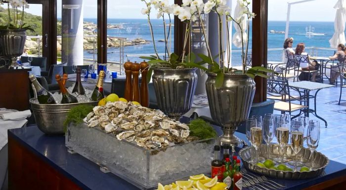 At Azure, fresh, sustainable seafood is the star of the show.