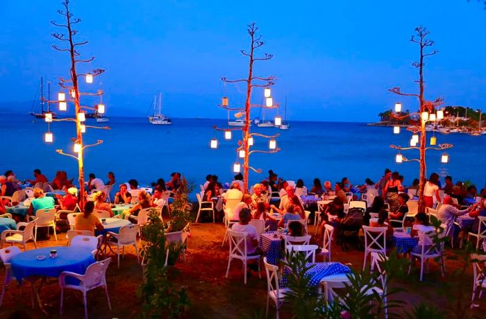 Datça is renowned for its lively waterfront bars and restaurants, where the atmosphere is always buzzing.