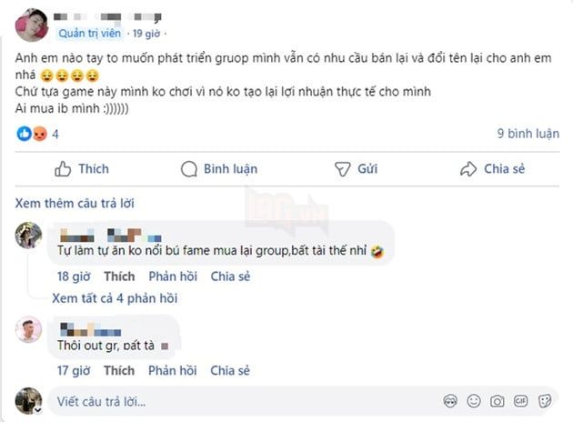 Nhóm Black Myth Wukong với 1 triệu thành viên bất ngờ thay tên và rao bán group
