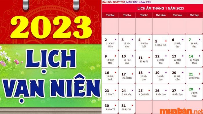 Lịch Vạn Niên sẽ giúp bạn xác định những ngày hoàng đạo thích hợp để chuyển phòng trọ