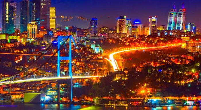 The 15th July Martyrs Bridge was the first to connect the European and Asian sides of Istanbul via the Bosphorus.