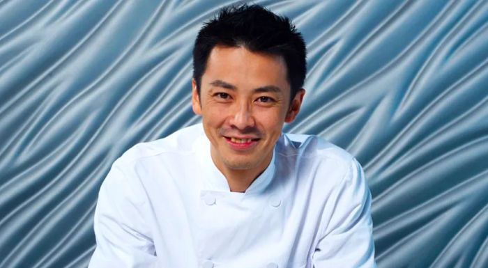 Yoshiharu Kaji is the head chef at Felix, a restaurant in Hong Kong.