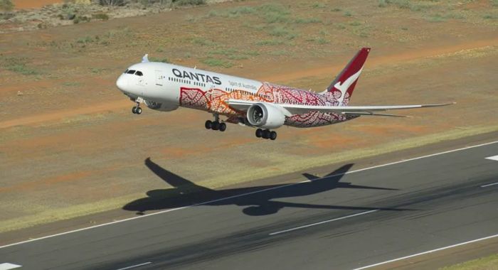 Nowhere Fast: Qantas is offering tickets for a sightseeing experience aboard a 787 Dreamliner.