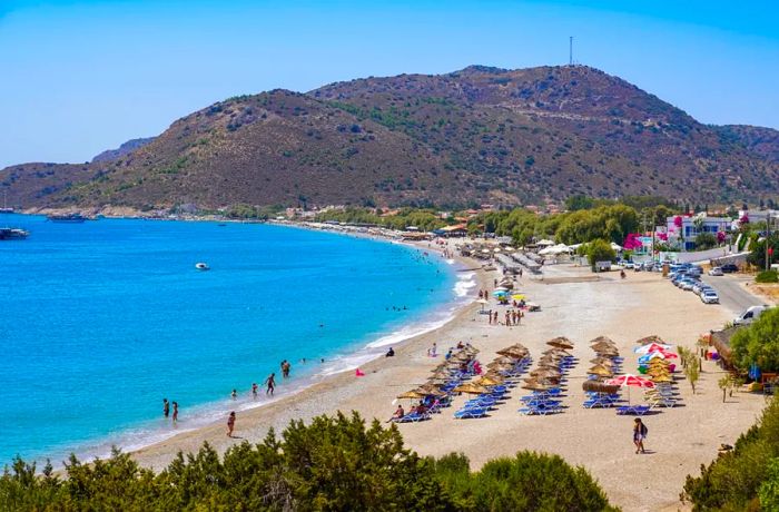 Palamut Bükü is a favorite spot for swimming, attracting both locals and visitors.
