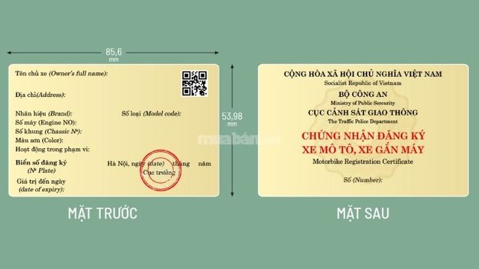Nhận giấy đăng ký xe