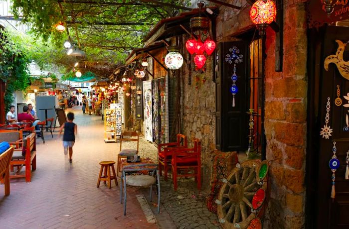 Fethiye is a bustling harbor town.