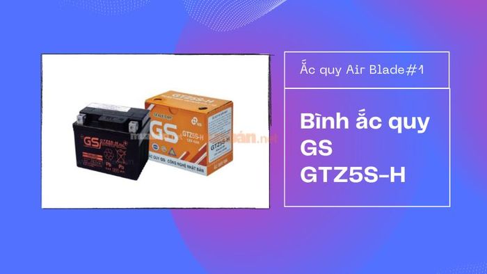 Bình ắc quy GS GTZ5S-H cho xe Air Blade