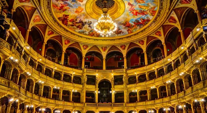 Although the Hungarian State Opera House is currently undergoing renovations, visitors can still explore parts of the building through guided tours.