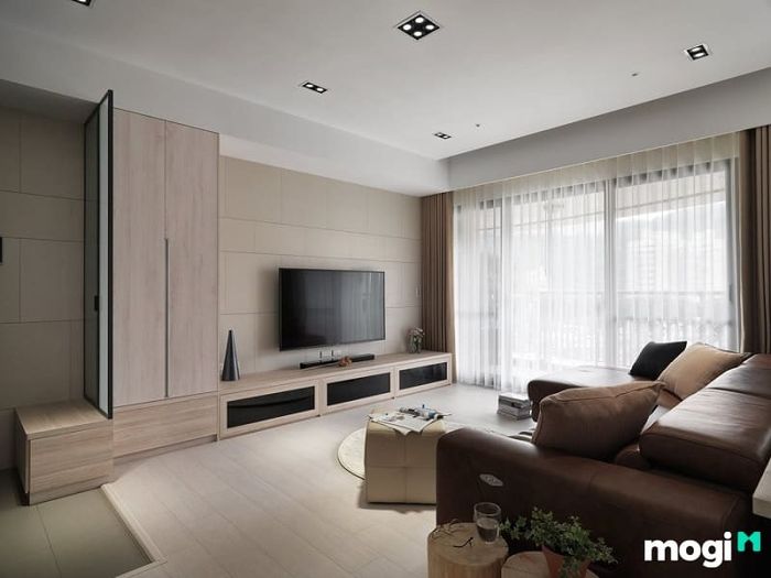 Gạch vân gỗ này sẽ mang lại vẻ ấm cúng, sang trọng và tinh tế cho không gian phòng khách của bạn.