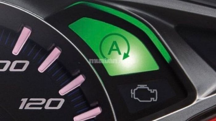 Biểu tượng chữ A trên đồng hồ xe AB – Nguồn: Internet