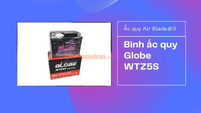 Bình ắc quy Globe WTZ5S cho xe tay ga