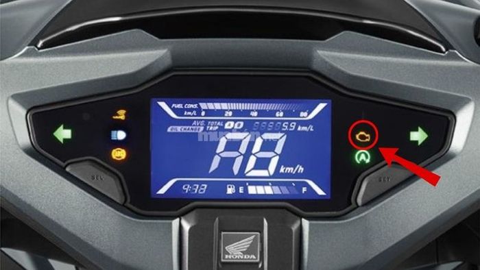 Biểu tượng đèn báo phun xăng điện tử trên xe Air Blade – Nguồn: Internet