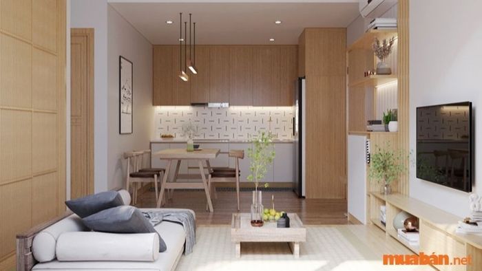 Nguyên tắc bố trí ánh sáng hợp lý cho phòng bếp: Bạn nên đặt đèn thả trần tại khu vực trung tâm của bếp hoặc gần bàn ăn để đảm bảo không gian luôn sáng sủa, ấm cúng và toát lên vẻ sang trọng.