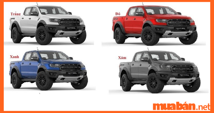 Mã màu sơn của xe Ford