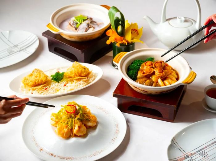 Lung King Heen made history as the first Chinese restaurant to earn three Michelin stars.