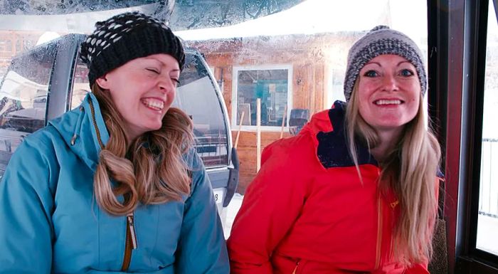 Kimberley (left) and Robin Locke manage the resort alongside their parents.