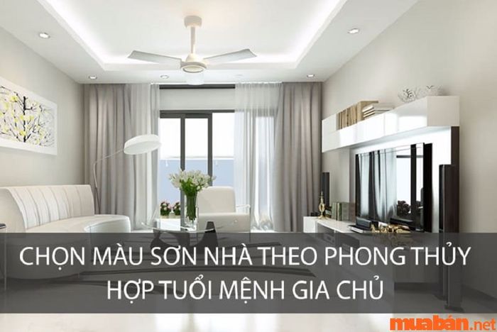 Chọn màu sơn nhà phù hợp cho gia chủ mệnh Kim và Thổ giúp nâng cao vận khí và tạo ra không gian hài hòa.