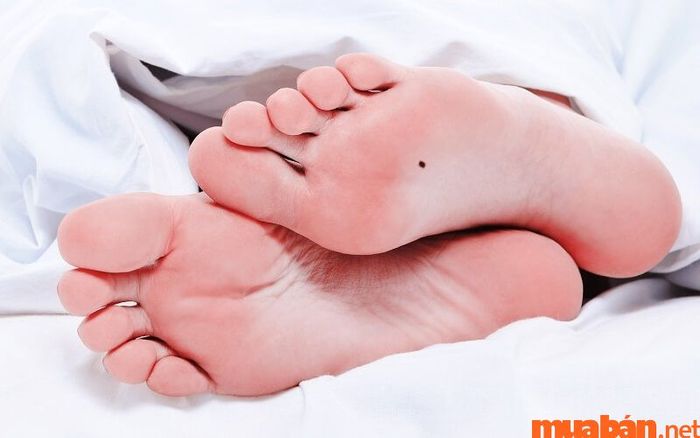 Nốt ruồi ở lòng bàn chân là biểu hiện của sự may mắn và phúc tướng lớn lao