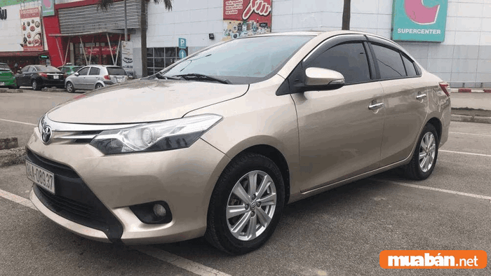 Xe Vios cũ với kiểu dáng cuốn hút, bền bỉ theo thời gian