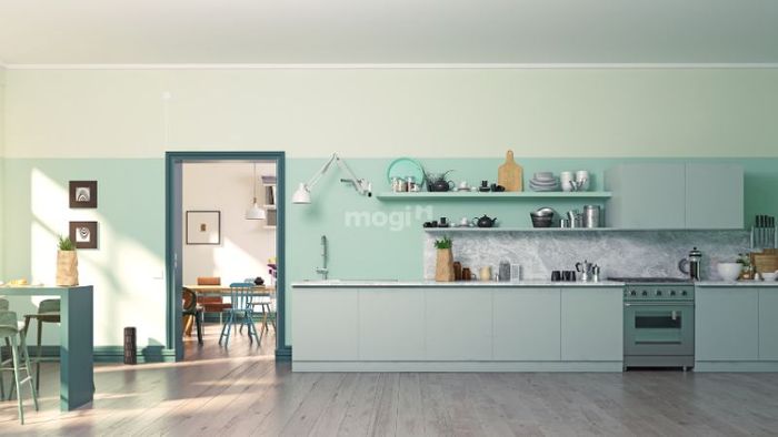 Lựa chọn màu sắc phù hợp cho không gian bếp