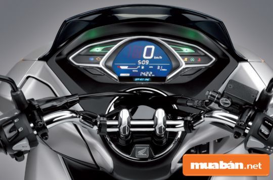 Đồng hồ LCD được trang bị trên phiên bản mới của xe Honda PCX