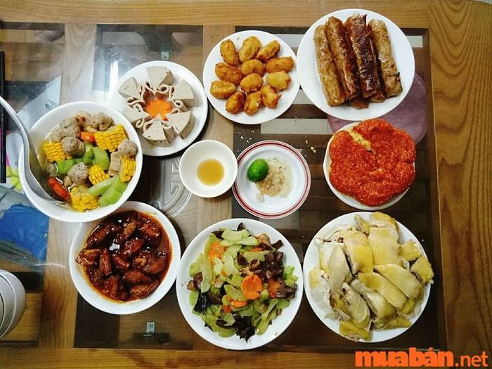 Mâm lễ trong bài văn khấn ngày rằm tháng 3