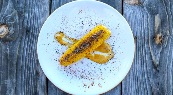 Pueblo Harvest Café's char-grilled corn.