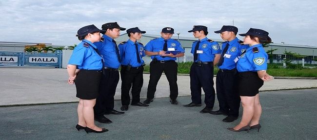 Đội ngũ nhân viên của Công ty bảo vệ An Toàn