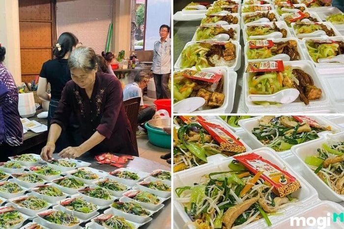 Chùa Phật Học Cần Thơ tổ chức những bếp cơm chay vào mùa thi để hỗ trợ, tiếp thêm năng lượng cho các thí sinh.