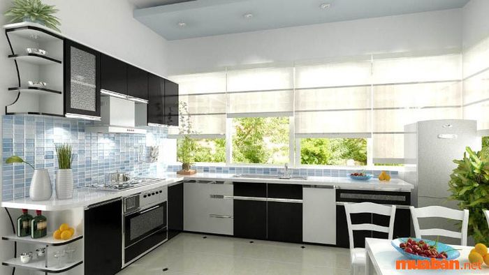 Bếp không nên đặt ở nơi có quá nhiều gió lùa, tránh làm suy yếu phong thủy của căn bếp.