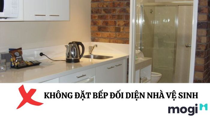 Nhà hướng Bắc đặt bếp hướng nào – Tránh đặt bếp đối diện nhà vệ sinh