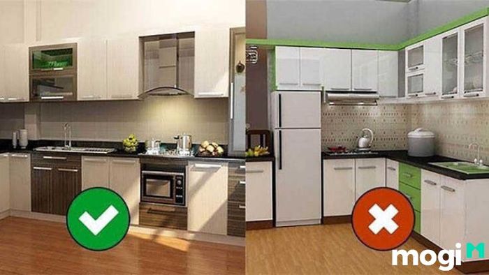 Nhà hướng Bắc không nên đặt bếp ở hướng nào