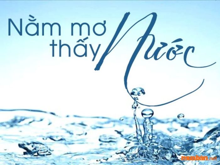 Mơ thấy nước có thể tượng trưng cho cảm xúc, sự thay đổi hoặc quá trình sinh nở mà bạn đang trải qua. Nước trong giấc mơ thường liên quan đến cảm giác thả lỏng, tự do hoặc cảm giác khó kiểm soát.