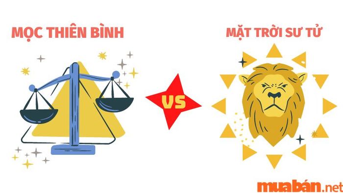 Mọc Thiên Bình và Mặt Trời Sư Tử