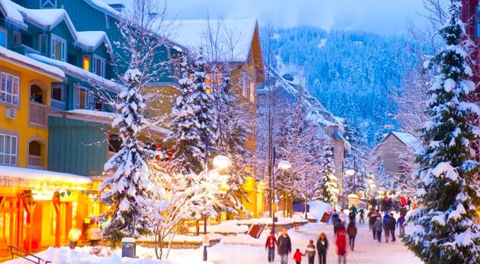 Whistler is one of several North American ski resorts whose operators have pledged to reduce their energy consumption.