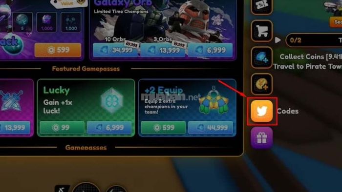 mã code anime champions