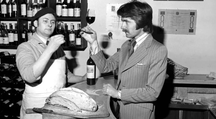 British wine expert Steven Spurrier (pictured right) was the mastermind behind the idea for the blind tasting competition.