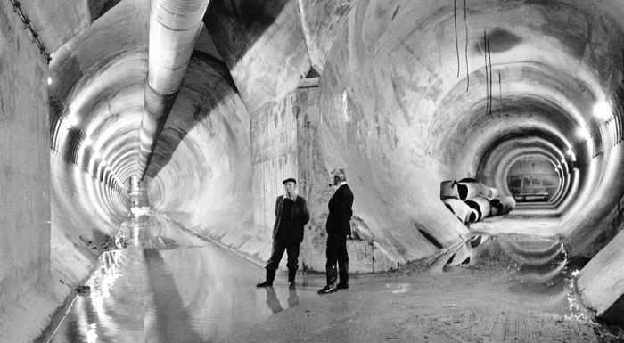 A failed 1970s attempt to construct the tunnel led to the creation of these passageways near the UK port of Dover.