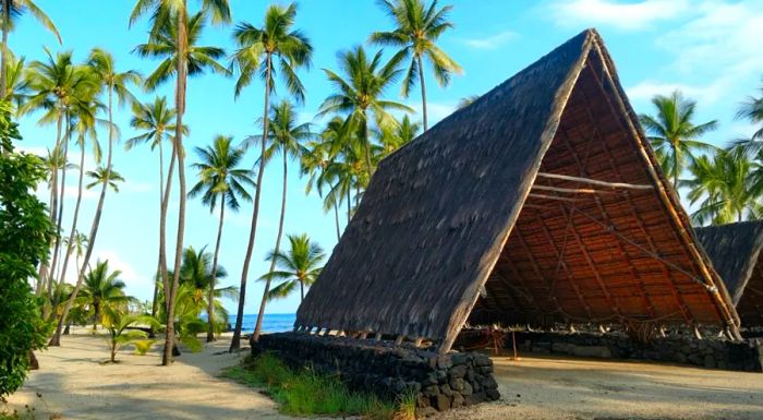 Pu'uhonua O Hōnaunau National Historical Park preserves the rich history of native Hawaiians.