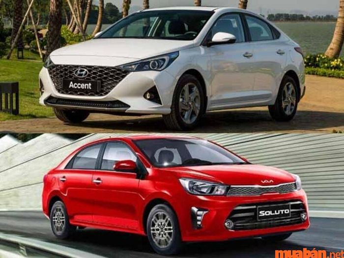 So sánh chi tiết giữa Hyundai Accent và Kia Soluto