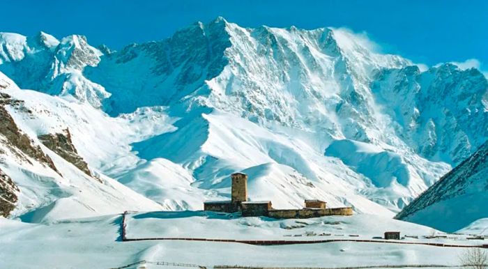 This secluded village in Georgia holds the title of one of the highest permanently inhabited communities in Europe.